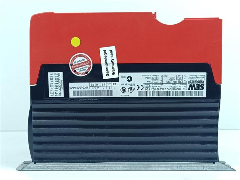 SEW MOVITRAC 31C040-503-4-00 400V 4KW Abdeckung fehlt TESTED & TOP ZUSTAND