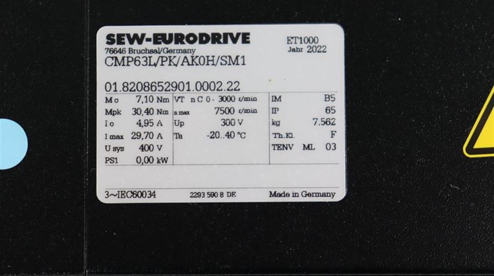 sew-servomotor-cmp63lpkak0hsm1-300v-3000rmin-unused-60787-5.jpg