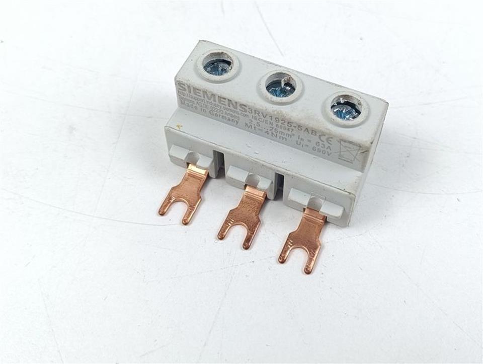 Siemens 3-Phasen-Einspeiseklemme 3RV1925-5AB TOP ZUSTAND