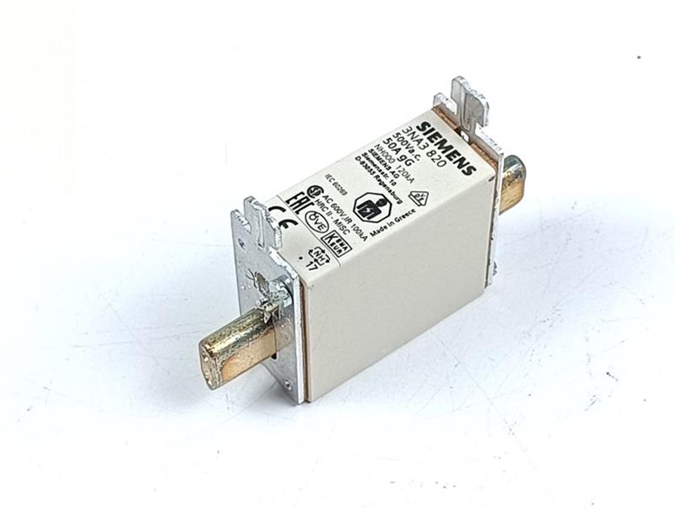 Siemens 3NA3 820 Sicherungseinsatz 3NA3820 UNUSED OVP