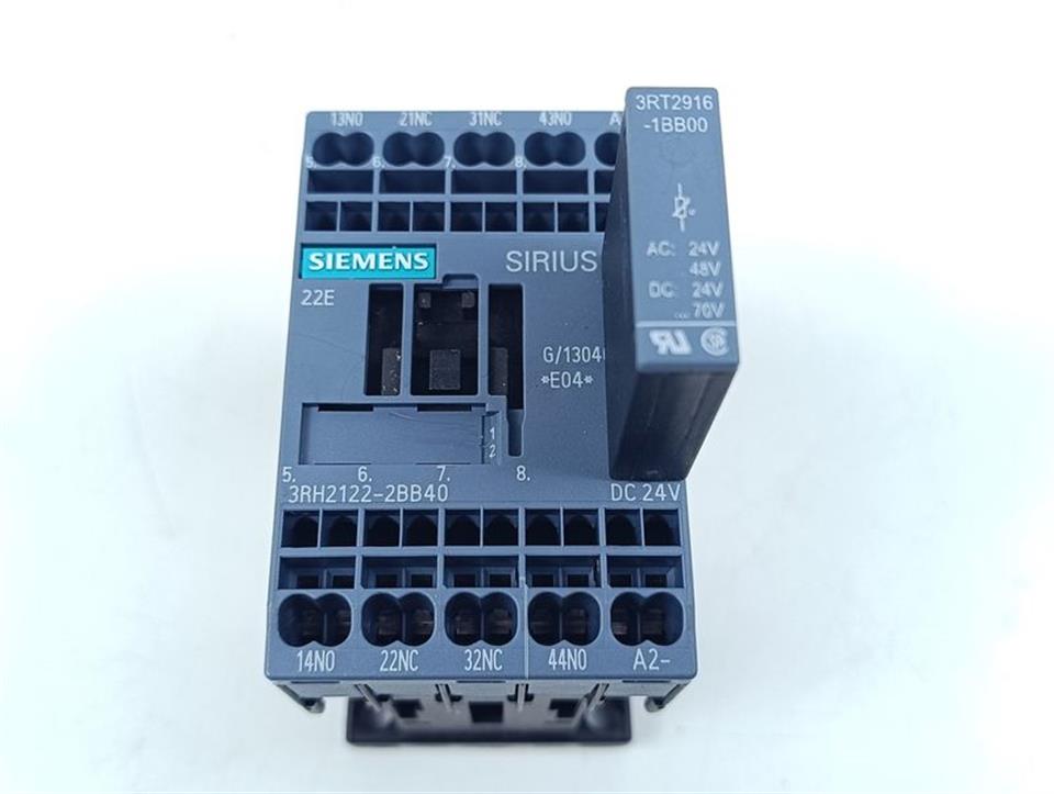 Siemens 3RH2122-2BB40 E-St: 4 + 3RT2916-1BB00 E-St: 1 Leistungsschütz TOPZUSTAND
