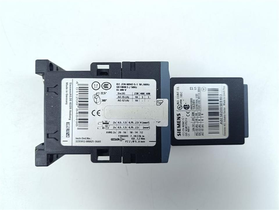 Siemens 3RH2262-1BB40 + A8E56200509403 TOP ZUSTAND