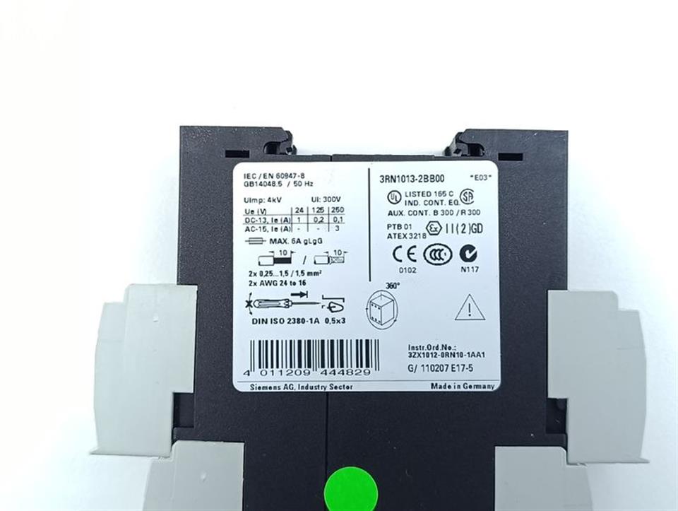 Siemens 3RN1013-2BB00 Thermistor-Motorschutz  NEUWERTIG