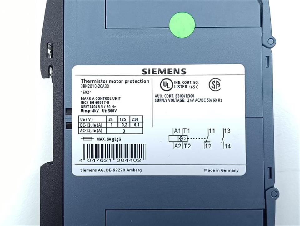 Siemens 3RN2010-2CA30 Thermistor Motor protection NEUWERTIG
