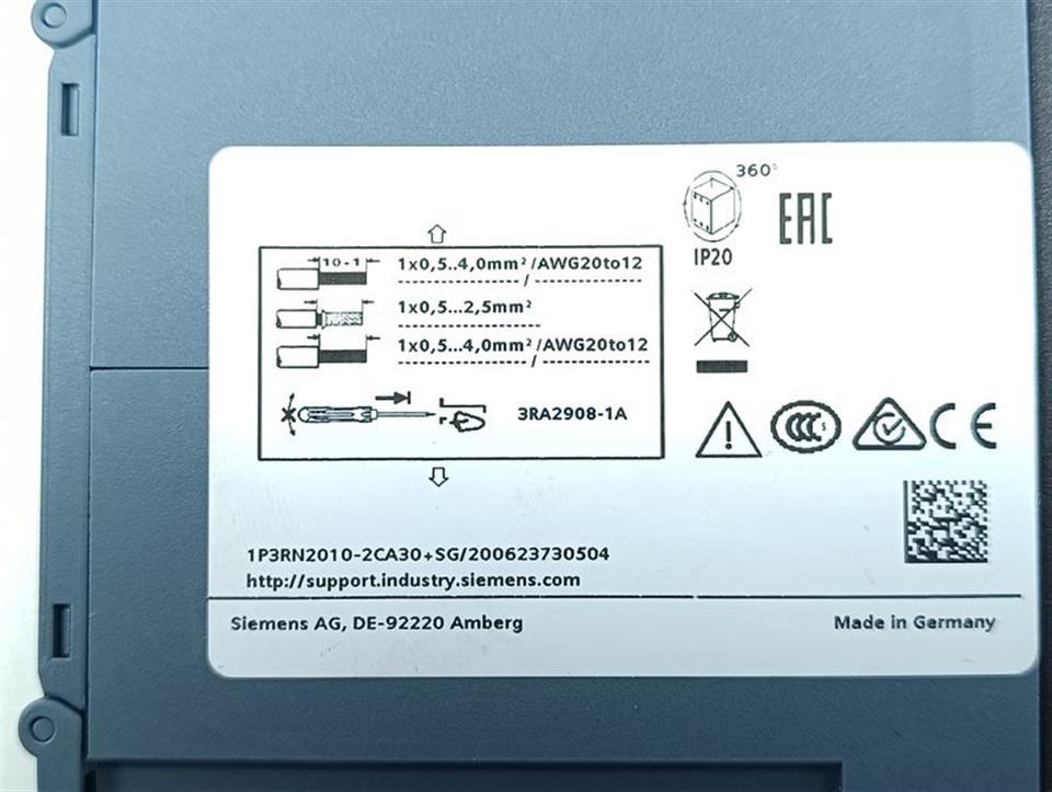 Siemens 3RN2010-2CA30 Thermistor Motor protection NEUWERTIG