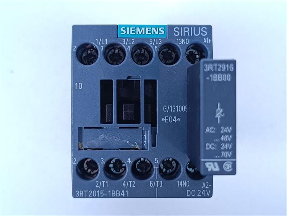 Siemens 3RT2015-1BB41 + 3RT2916-1BB00 Leistungsschütz TOP ZUSTAND