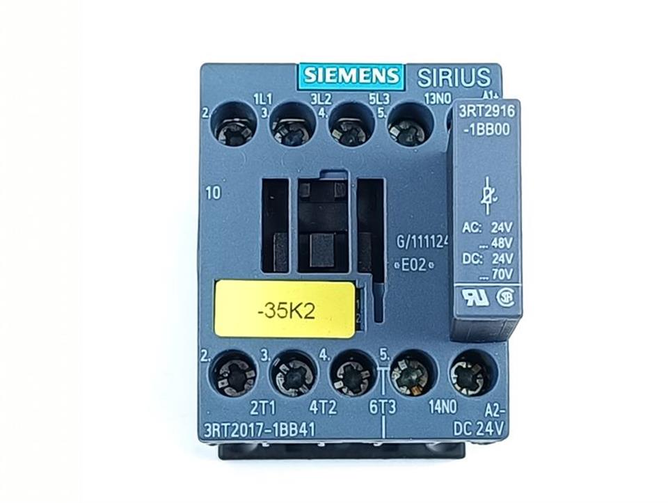 Siemens 3RT2017 Schütz 3RT2017-1BB41 + 3RT2916-1BB00 TOPZUSTAND