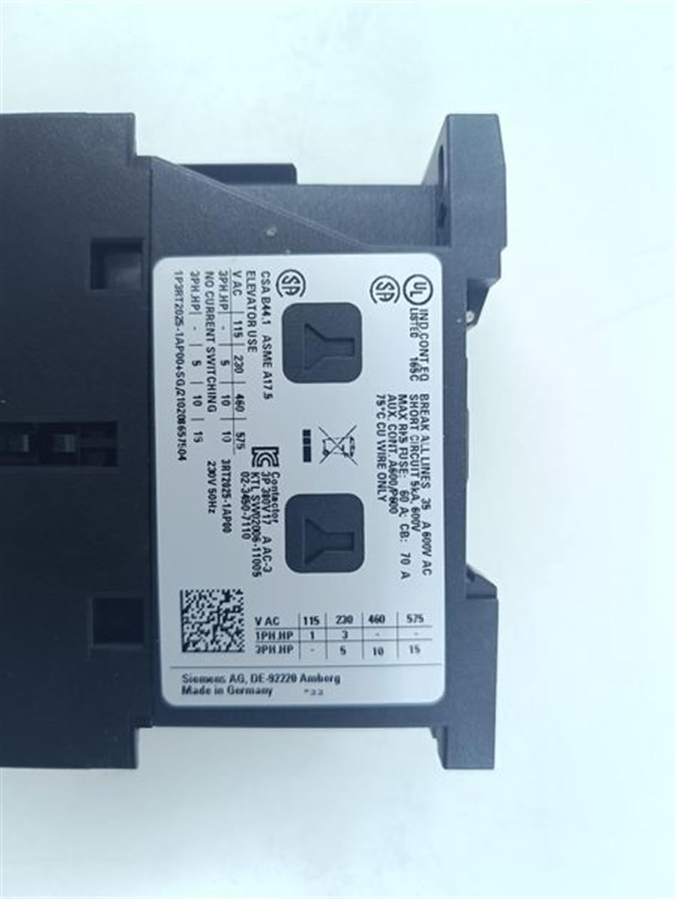 Siemens 3RT2025-1AP00 Leistungsschütz E:04 UNUSED
