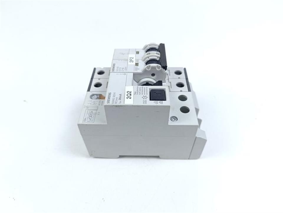 Siemens  5SM2 322-6 RCUnit 30mA + 5SY65 MCB C10 230V GEBRAUCHT GUT