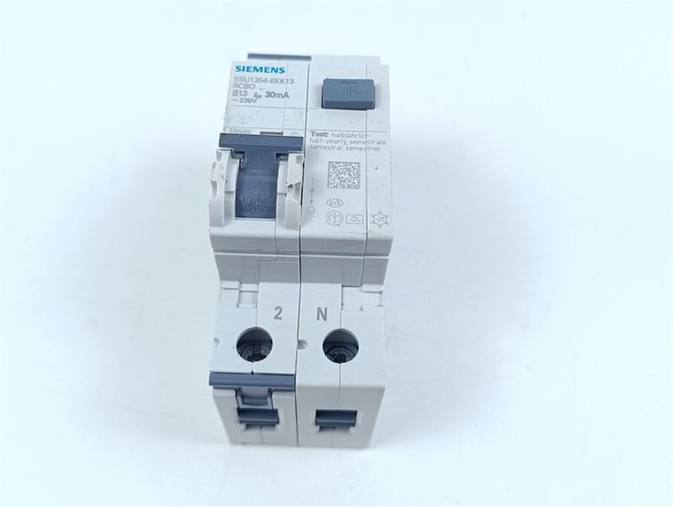 Siemens 5SU1354-6KK13 RCBO B13 30mA ~230V TOP ZUSTAND
