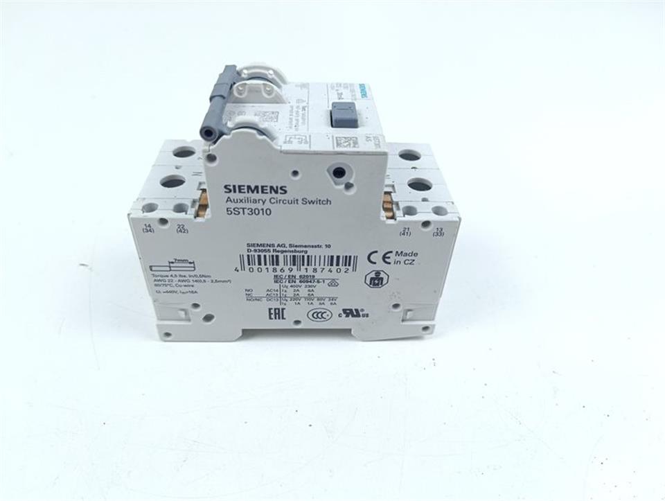 Siemens 5SU1356-7KK13 RCBO C13 30mA 230V + 5ST301.AS 5ST3010 TOP ZUSTAND