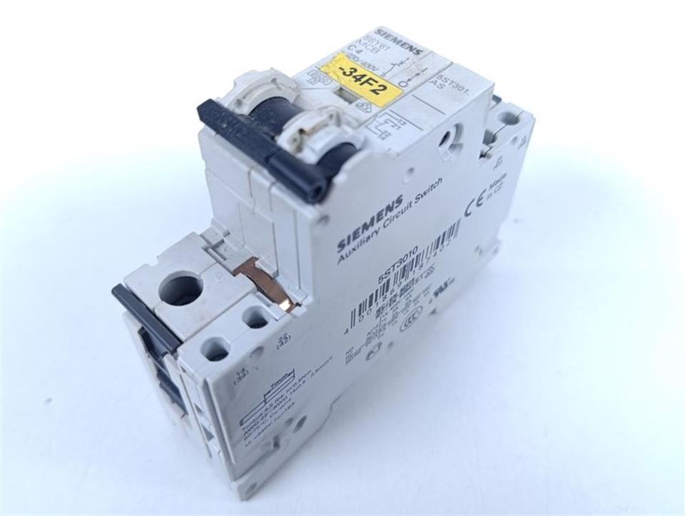 SIEMENS 5SY6104-7 MCB C4 + 5ST301.AS GEBRAUCHT GUT