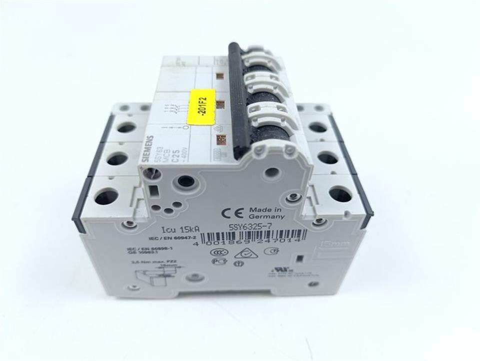 Siemens  5SY6325-7 MCB C25 + 5ST301. AS 5ST3010  GEBRAUCHT GUT