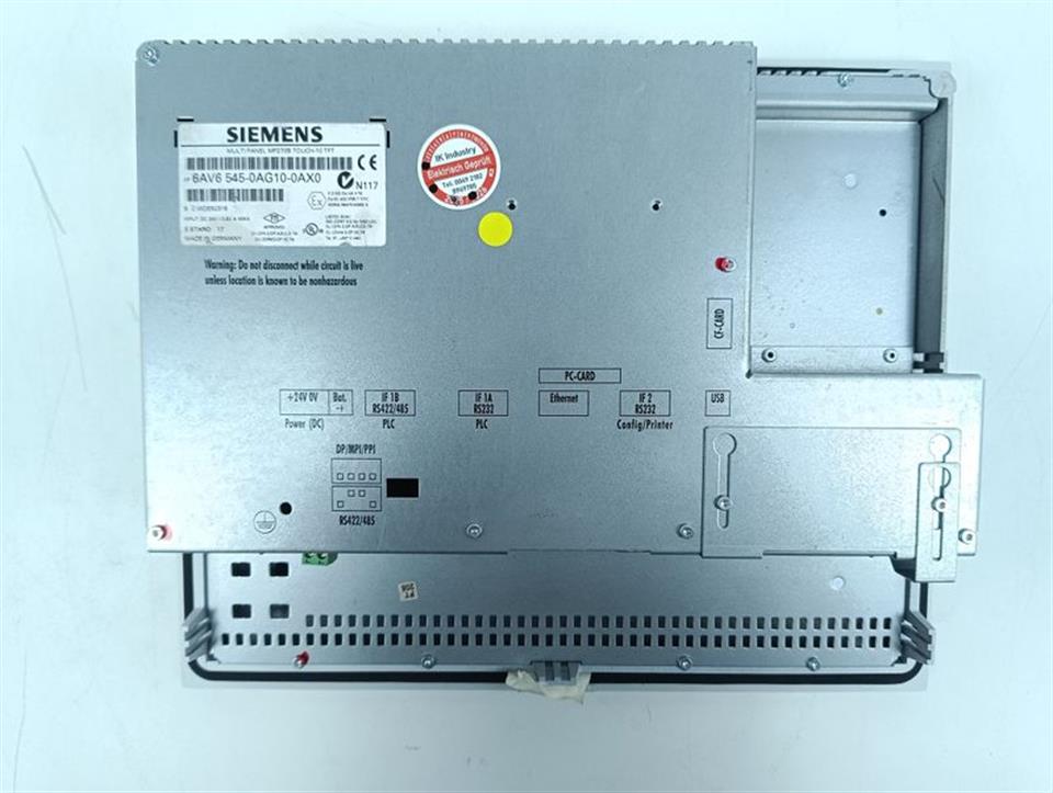 Siemens 6AV6 545-0AG10-0AX0 MP270B Touch-10 TFT ESt 17 TESTED & TOP ZUSTAND