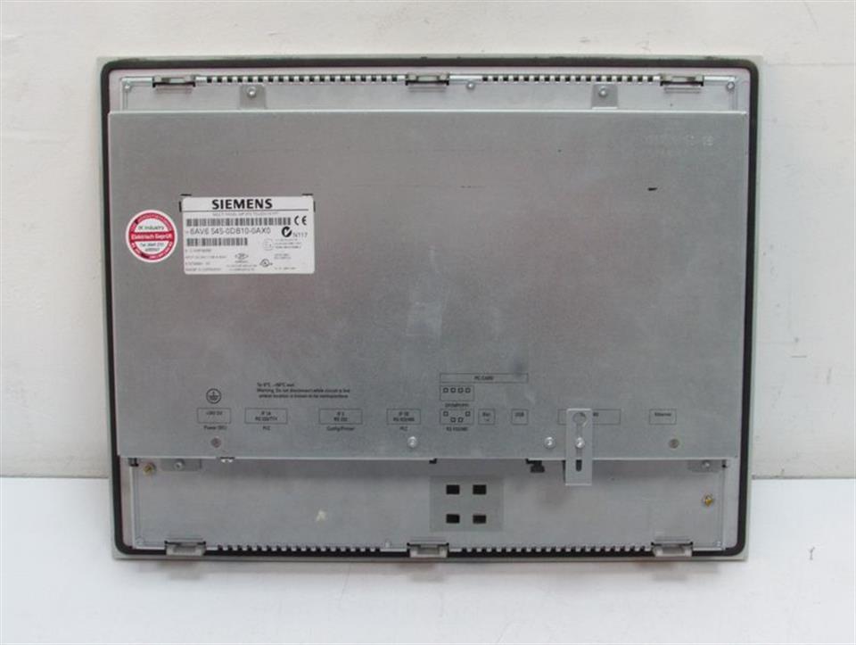 Siemens 6AV6 545-0DB10-0AX0 6AV6545-0DB10-0AX0 MP 370 Touch-15 TFT MP370 TESTED