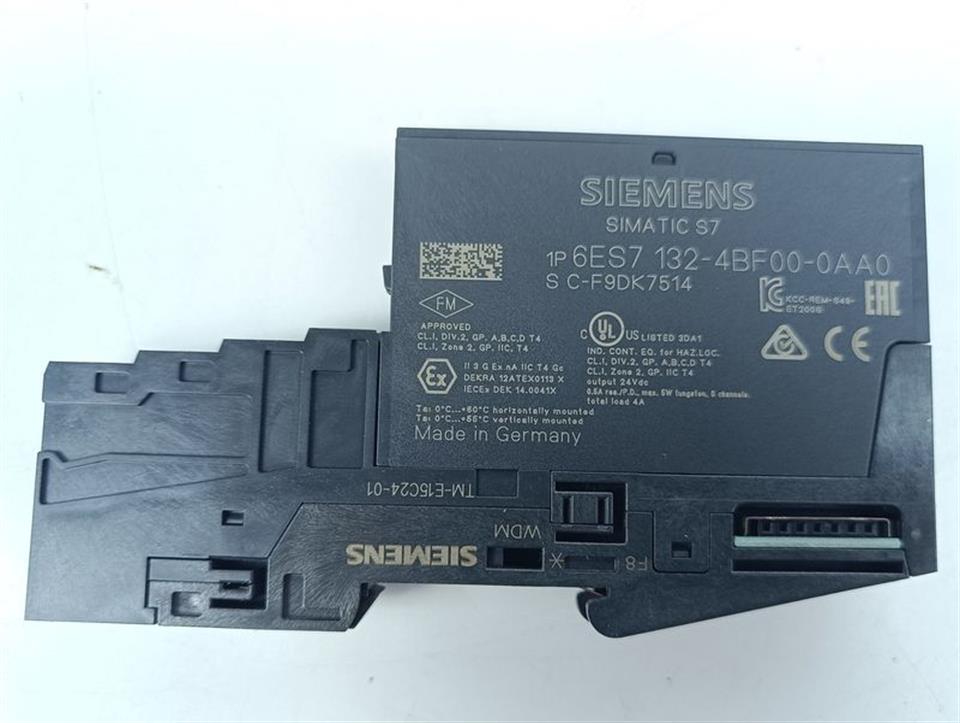 Siemens 6ES7 132-4BF00-0AA0 E-St 3 + Sockel TM-E15C24-01 TOP ZUSTAND
