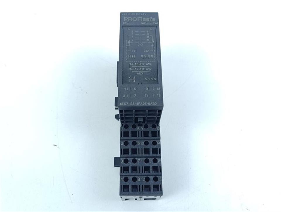 Siemens 6ES7 138-4FA05-0AB0 E-St 1 V6.0.3 Modul + TM-E30C44-01 TOP ZUSTAND