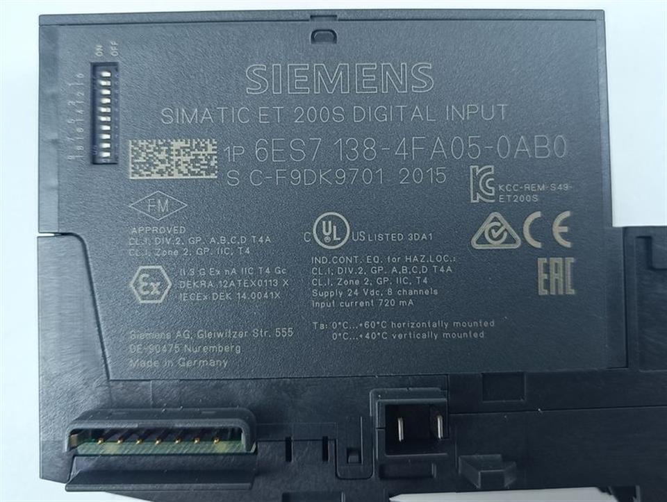 Siemens 6ES7 138-4FA05-0AB0 E-St 1 V6.0.3 Modul + TM-E30C44-01 TOP ZUSTAND