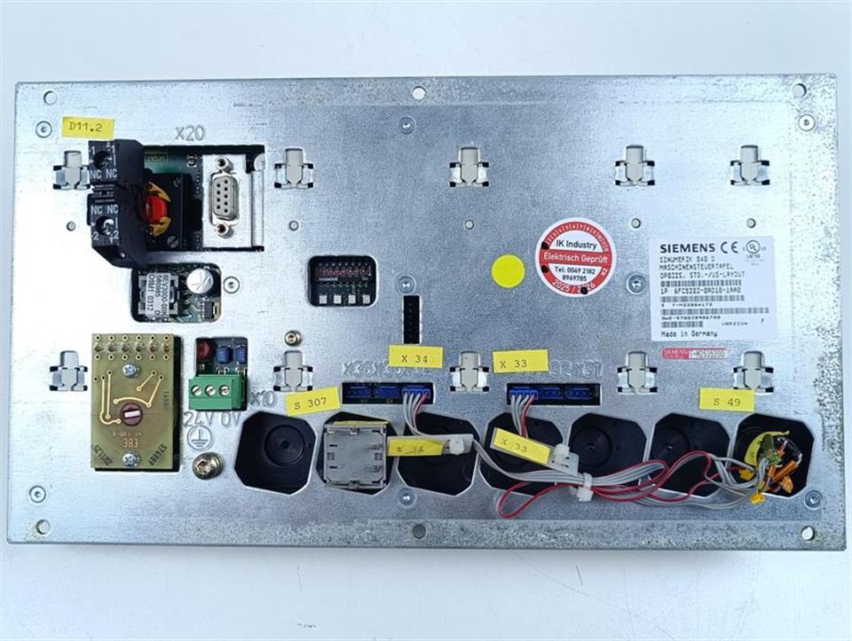 Siemens 6FC5203-0AD10-1AA0 Maschinensteuertafel OP032S Vers:F TESTED TOP ZUSTAND