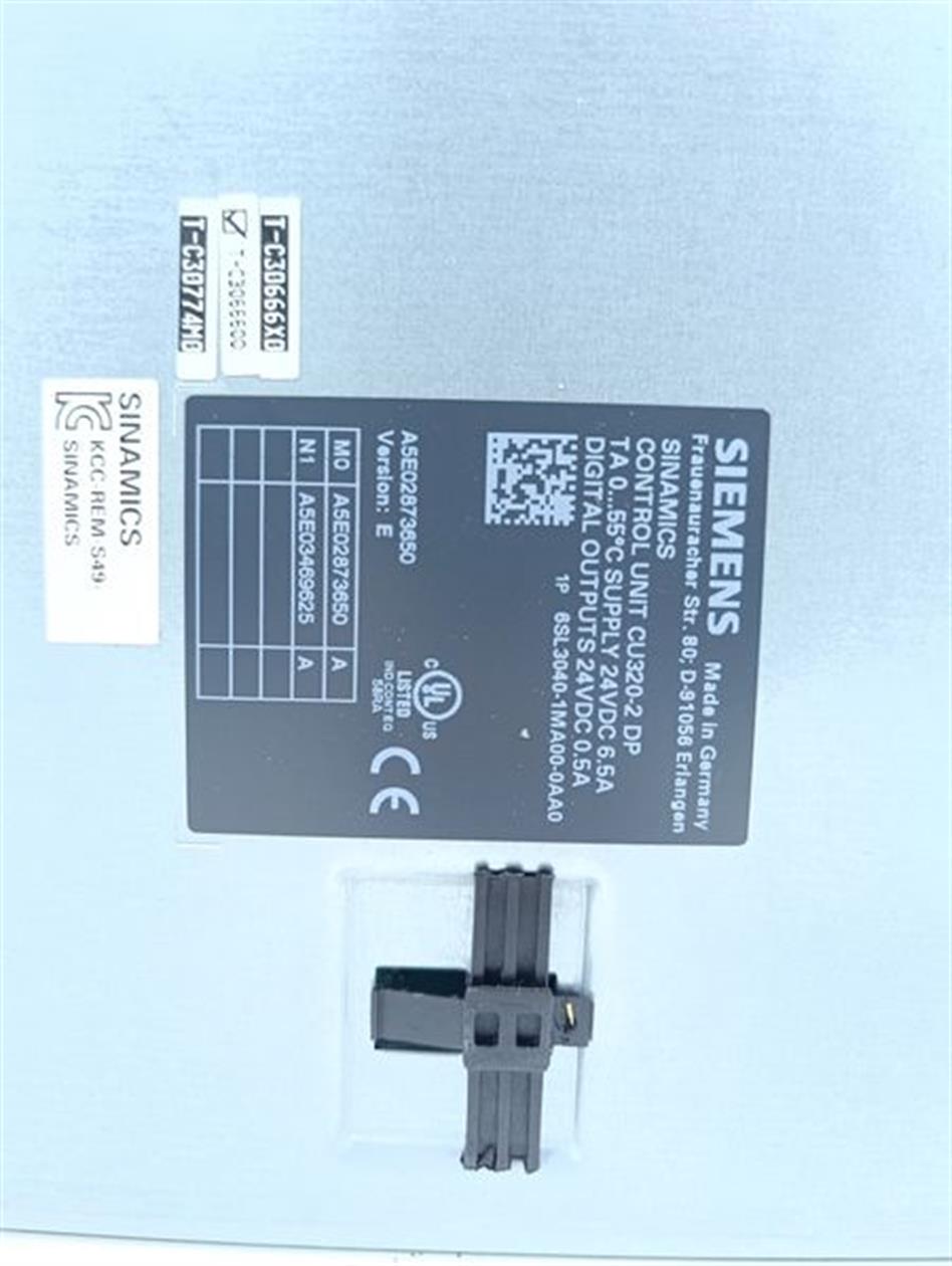 Siemens 6SL3040-1MA00-0AA0 Vers. A + 6SL3055-0AA00-4BA0 FS:01 TESTED TOP ZUSTAND