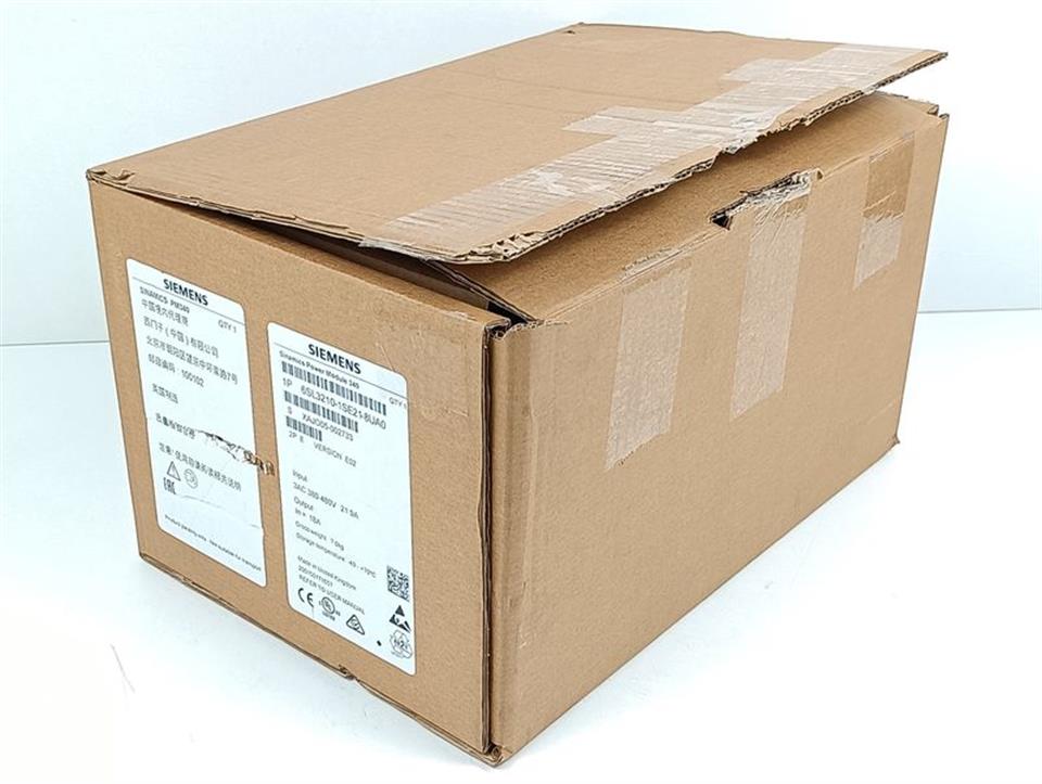Siemens 6SL3210-1SE21-0AA0 Sinamics Power Module 340 Vers: E02 TESTED NEUWERTIG