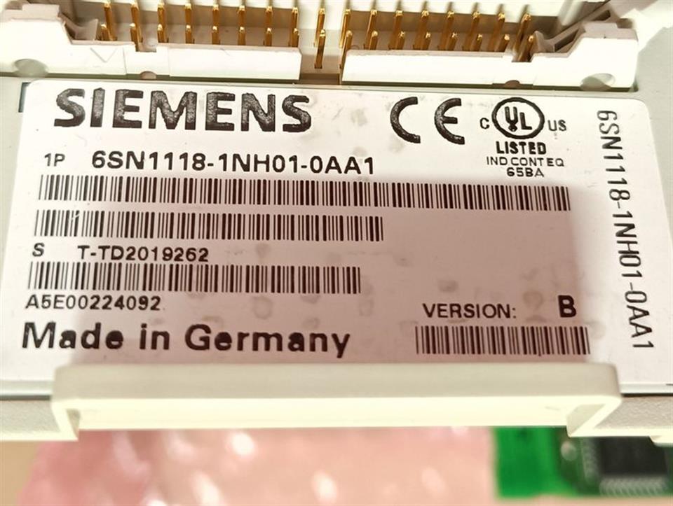 Siemens 6SN1118-1NH01-0AA1 Version B  A5E00438718  V08.03.07 TESTED &TOP ZUSTAND