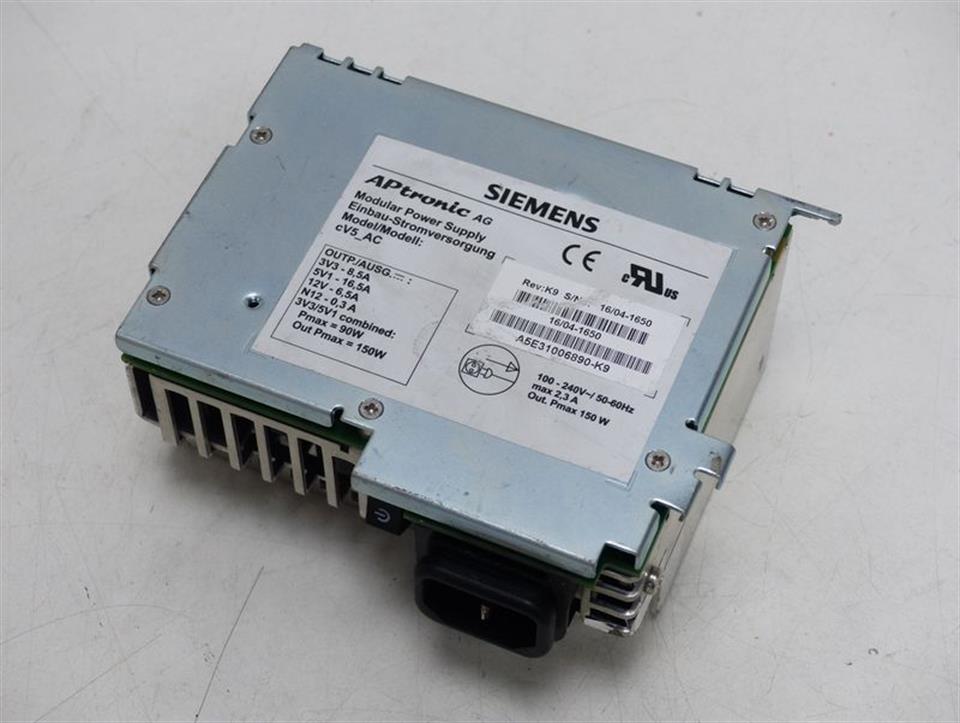 Siemens APtronic Modular Power Supply A5E31006890 K9  230V PCU50 PC670