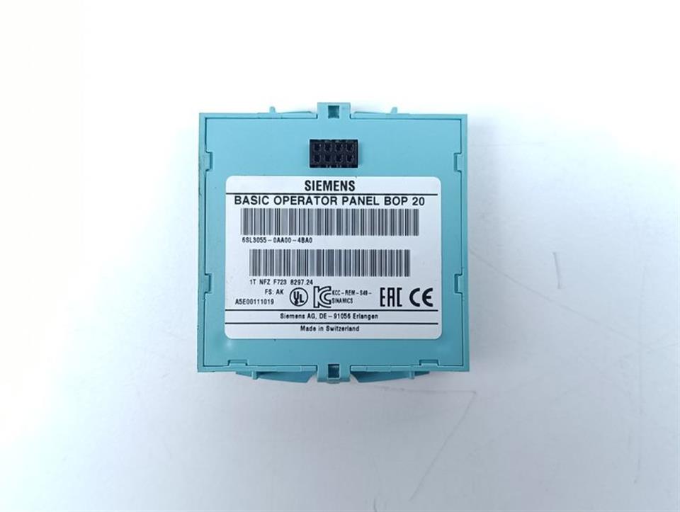 Siemens Basic Operator Panel 6SL3055-0AA00-4BA0 BOP 20 TOP ZUSTAND