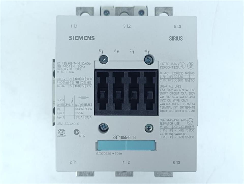 Siemens Bedienfeld  3RT1055-6AB36 + 2x 3RH1921-1DA11 UNUSED & OVP