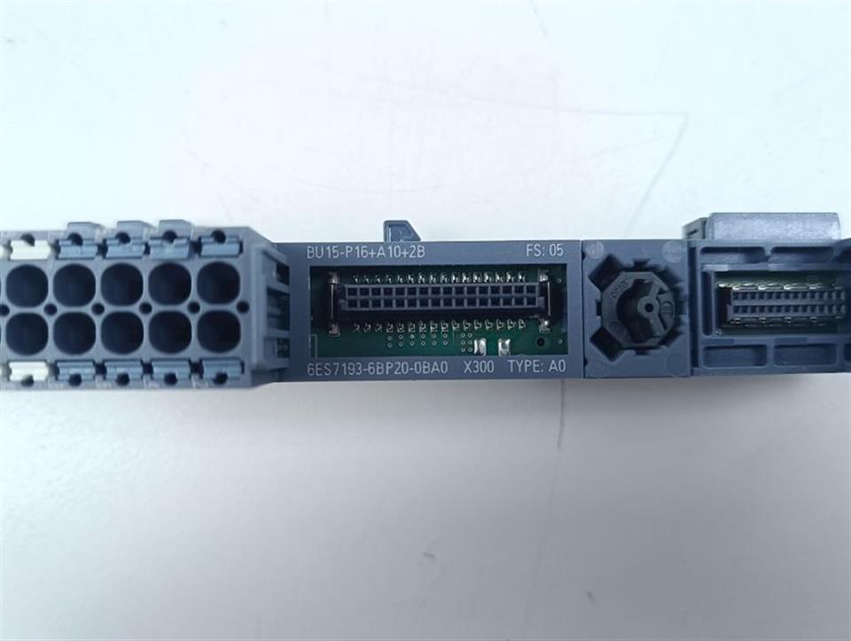 Siemens BU15-P16+A10+2B 6ES7 193-6BP20-0BA0 Modul Base FS:05 Type A0 NEUWERTIG