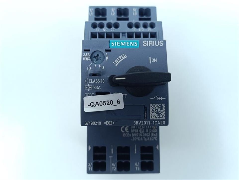 Siemens Leistungsschalter 3RV2011-1CA20 TOP ZUSTAND
