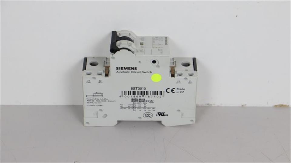 Siemens Leistungsschalter 5SY41 MCB B10 + 5ST301.AS TOP ZUSTAND