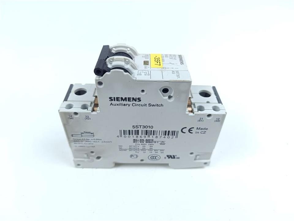 Siemens Leistungsschalter 5SY4104-5 MCB A4 + 5ST301.AS 5ST3010 GEBRAUCHT GUT