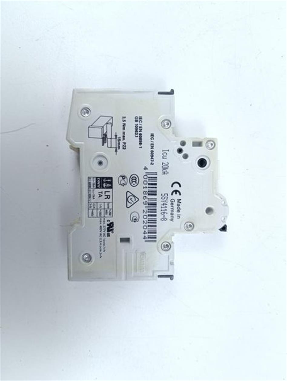 Siemens Leistungsschalter 5SY4116-8 MCB D16 GEBRAUCHT GUT