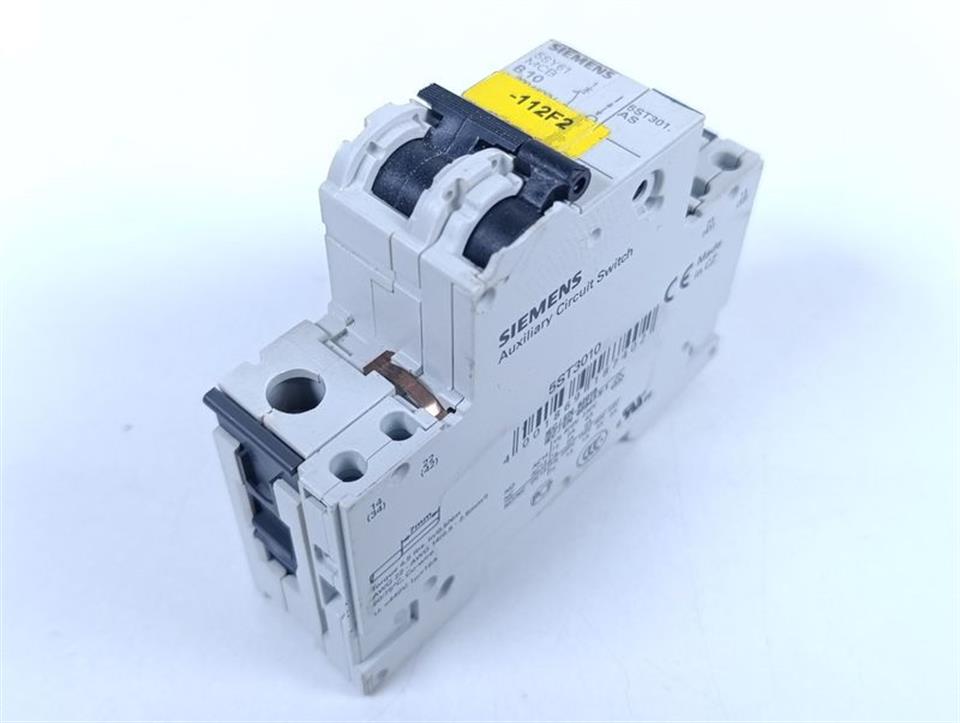 Siemens Leistungsschalter 5SY6110-6 MCB B10 + 5ST301.AS GEBRAUCHT GUT