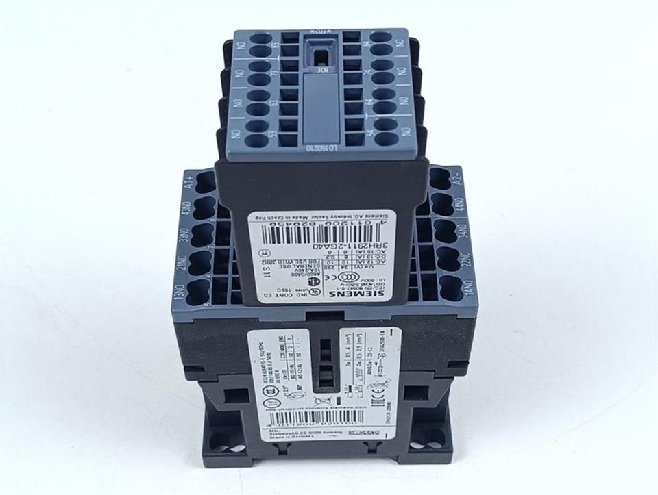 Siemens Leistungsschütz 3RH2131-2BB40 + 3RH2911-2GA40 + RT2916-1BB00 TOP ZUSTAND