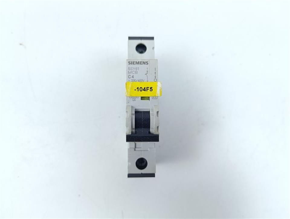 SIEMENS Leitungsschutzschalter 5SY6104-7 MCB C4 GEBRAUCHT GUT