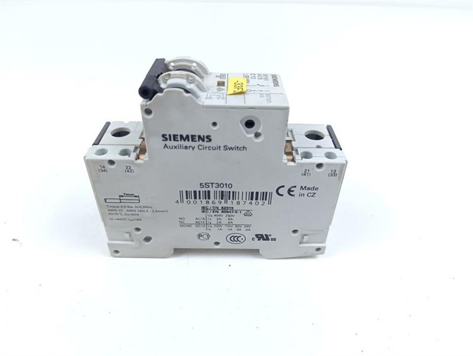Siemens Leitungsschutzschalter 5SY6113-7 MCB C13 + 5ST301. AS   GEBRAUCHT GUT