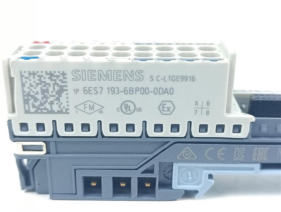 Siemens Modul Base Unit 6ES7 193-6BP00-0DA0 6ES7193-6BP00-0DA0 E-St: 5 NEUWERTIG