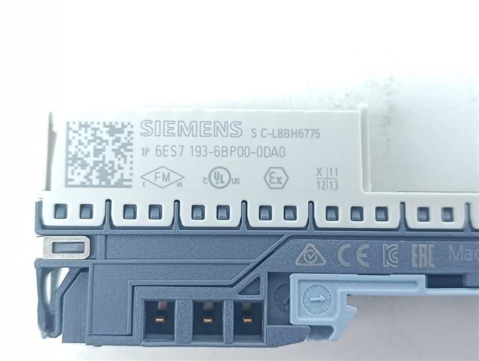 Siemens Modul Base Unit 6ES7 193-6BP00-0DA0 6ES7193-6BP00-0DA0 FS: 10 NEUWERTIG