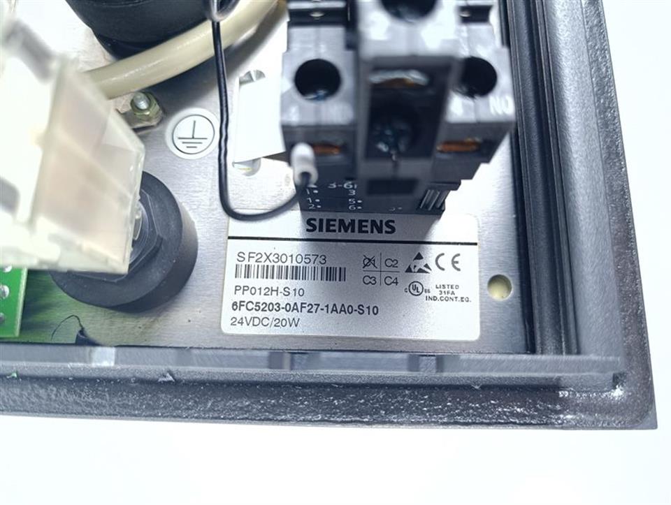 Siemens Panel BB012 6FC5203-0AF27-1AA0-S10 PP012H-S10 Vers. C1 GEBRAUCHT GUT