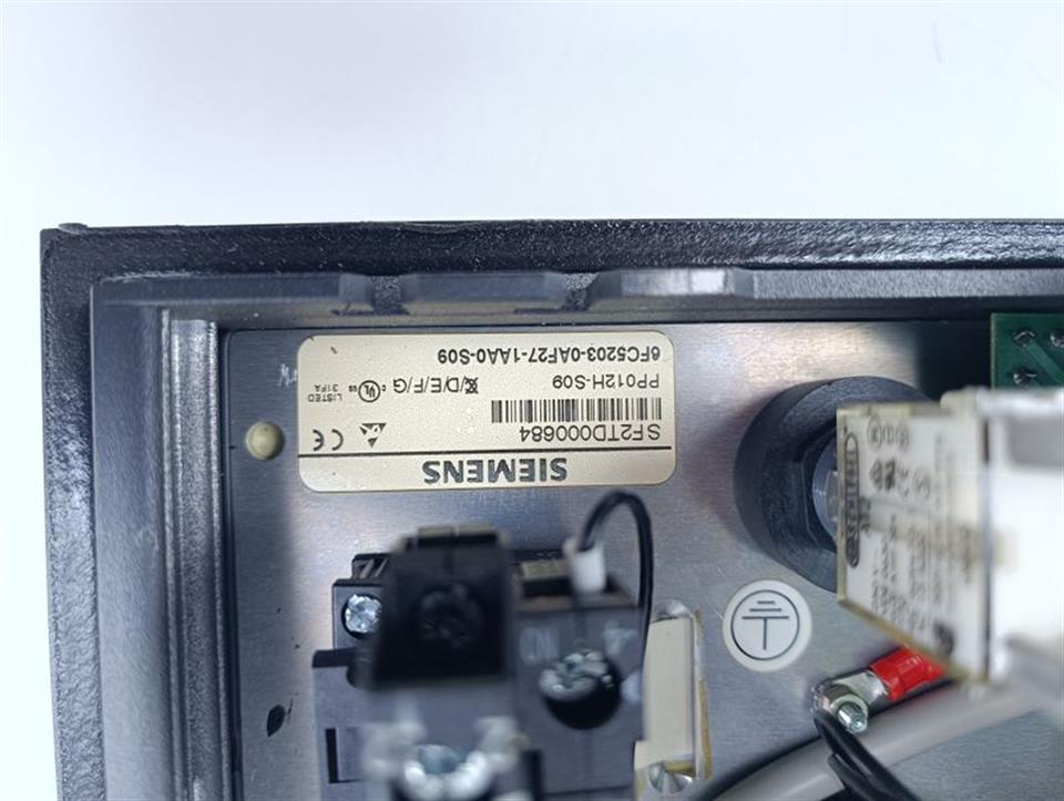 Siemens Panel Bedientafel BB012 6FC5203-0AF27-1AA0-S09 PP012H-S09 Vers. C