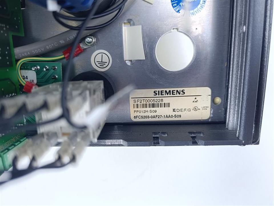 Siemens Panel Bedientafel BB012 6FC5203-0AF27-1AA0-S09 PP012H-S09 Vers. C