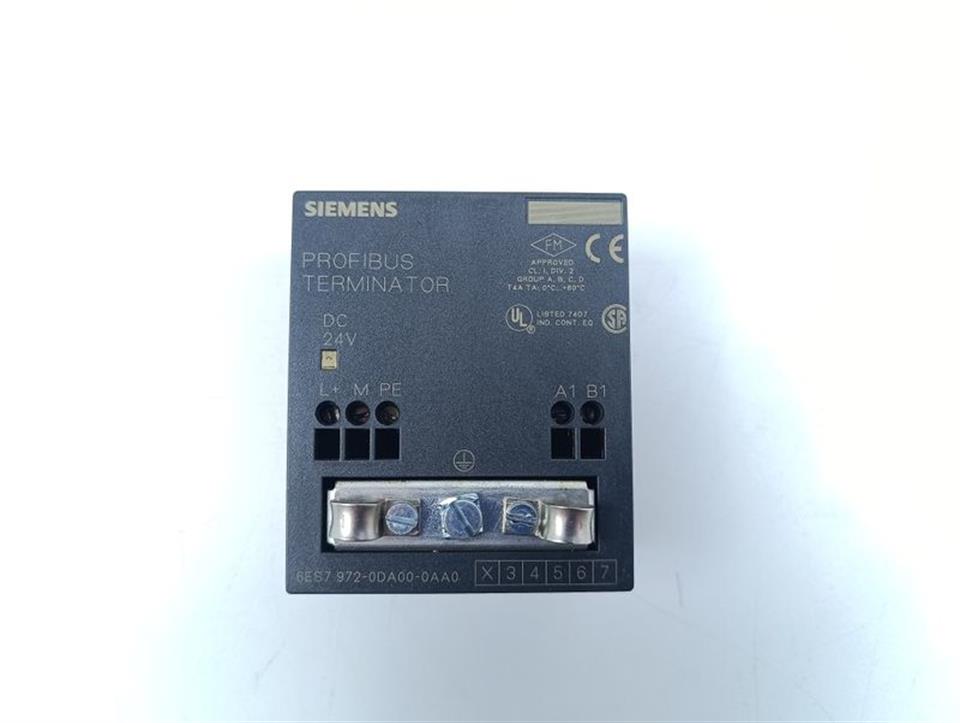 Siemens Profibus Terminator 6ES7 972-0DA00-0AA0 E-St: 2 TOP ZUSTAND