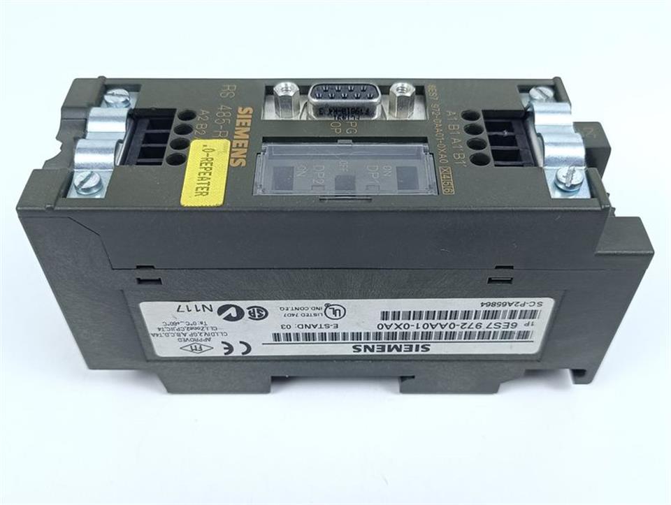 SIEMENS RS 485-REPEATER 6ES7 972-0AA01-0XA0 E-St. 03 TOP ZUSTAND