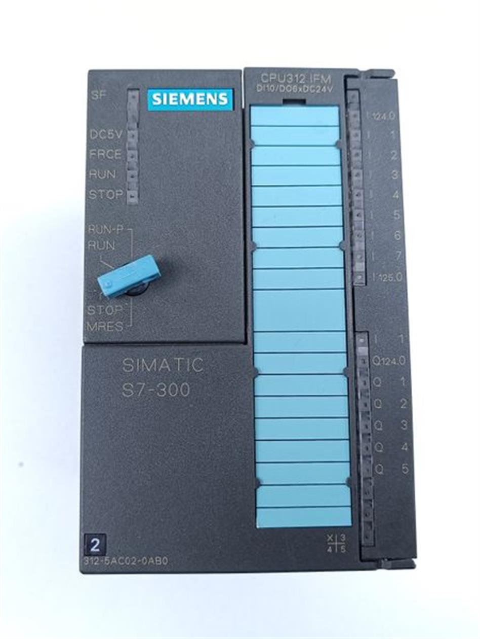 Siemens S7-300 CPU312 IFM 6ES7 312-5AC02-0AB0 E.St.: 2 TESTED & TOP ZUSTAND