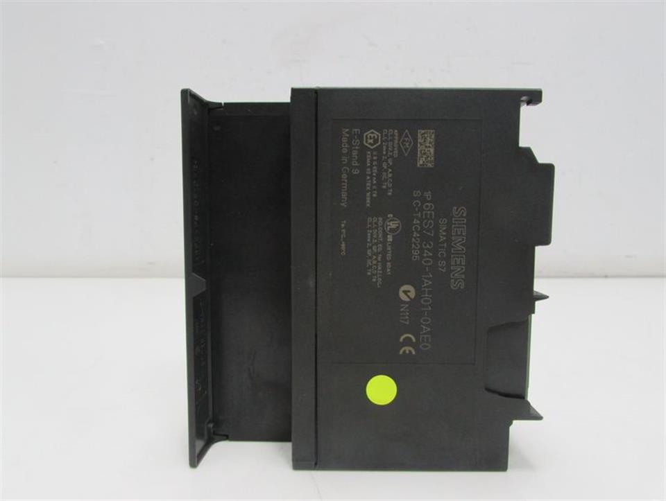 Siemens S7 6ES7 340-1AH01-0AE0 CP340 6ES7340-1AH01-0AE0 E.St. 09 TOP ZUSTAND