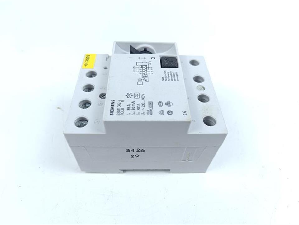 SIEMENS Schutzschalter 5SM1342-6 RCCB FI 25A 30mA GEBRAUCHT GUT