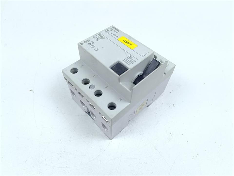 SIEMENS Schutzschalter 5SM3344-6 RCCB 40A 30mA 5SM3 344-6 GEBRAUCHT GUT