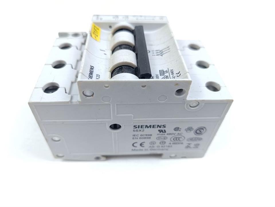 SIEMENS Schutzschalter 5SX23 C32 400V + 5SX9100 HS GEBRAUCHT GUT